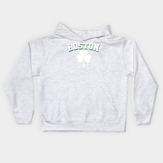 Boston Irish Kids Hoodie by Polynesian Vibes